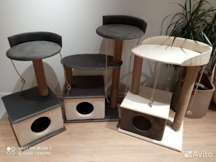 Домик когтеточка, комплекс для кошек