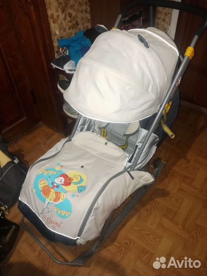 Санки коляска ника 7