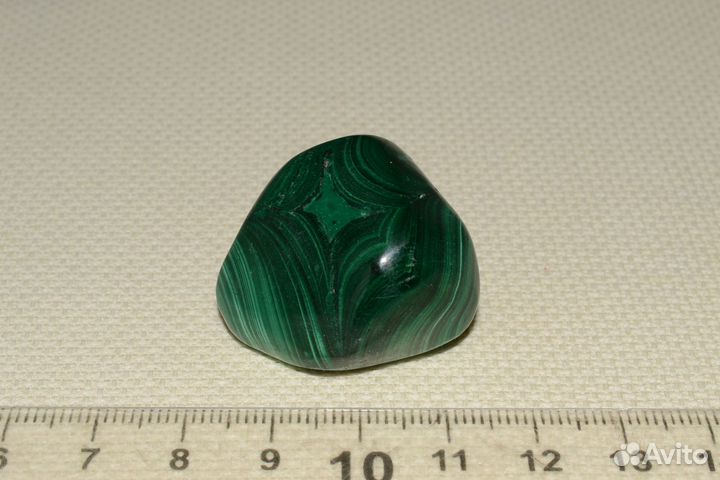 Минерал малахит обломки галтовка