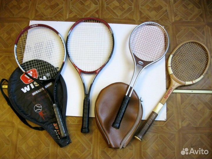 Ракетки для тенниса, бадминтона