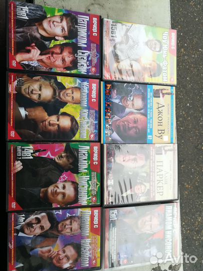 Диски DVD и CD в ассортименте