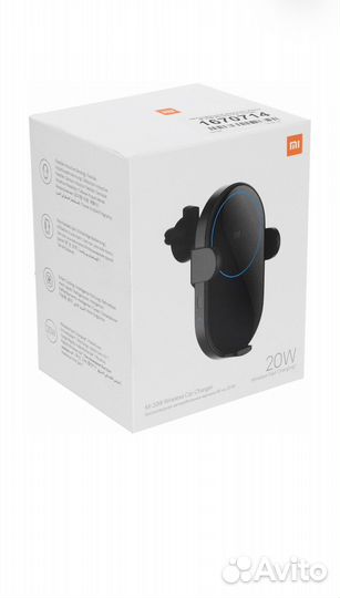 Держатель с беспроводной зарядкой Xiaomi 20W