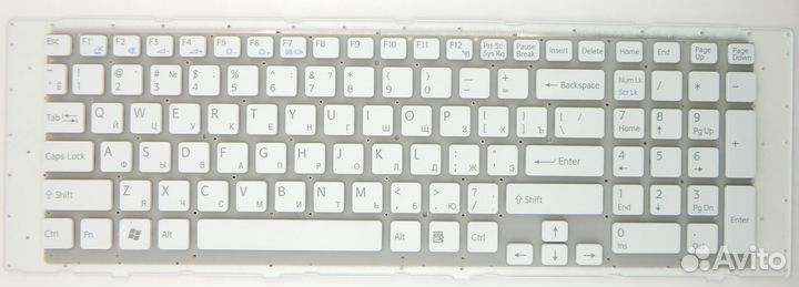 Клавиатура для ноутбука Sony VPC-EJ белая p/n: 14