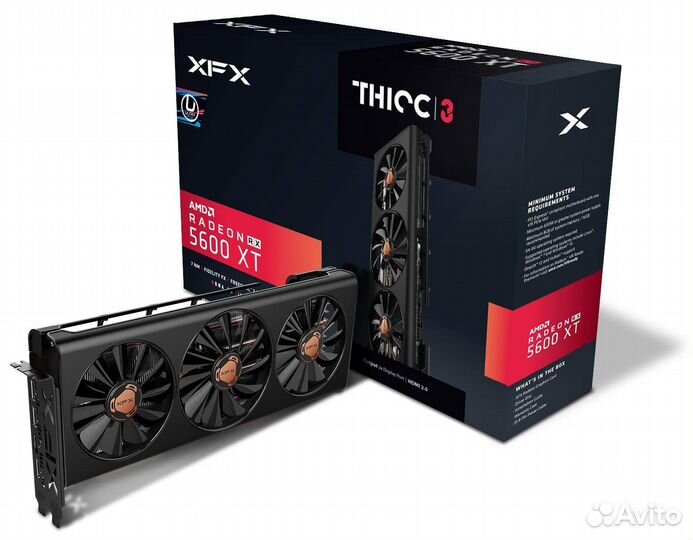 Видеокарта XFX RX 5600XT 6gb