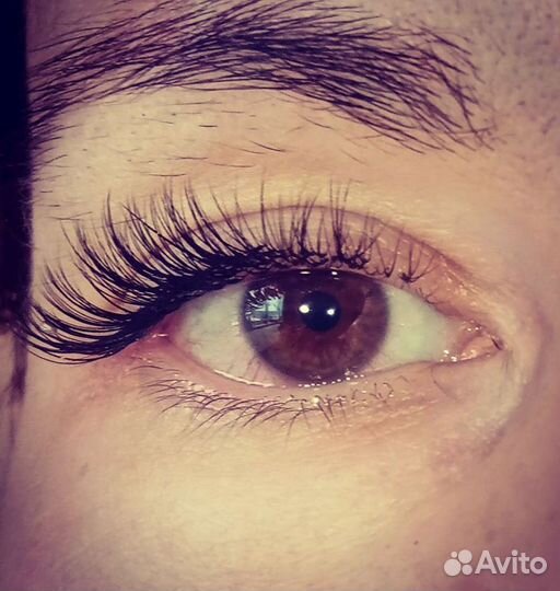 Наращивание ресниц на дому