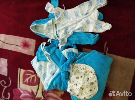 Конверт на выписку для мальчика весна осень