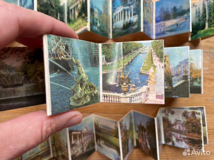Набор открыток СССР Пушкин, Петродворец, Павловск