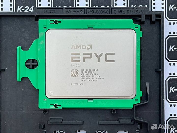 Epyc 7402 (24/48, 2.8GHz-3.35GHz,180W)