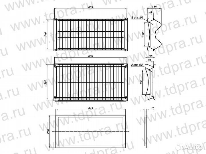 Посудосушитель 900мм хром с алюминиевым профилем
