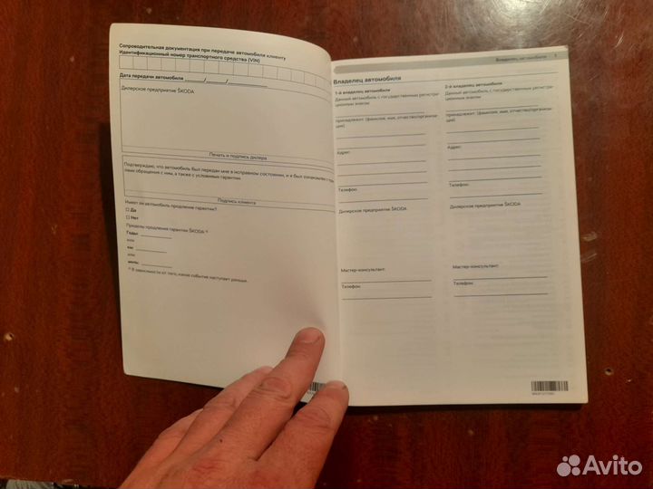 Skoda rapid сервесная книга