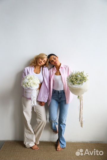 Букет с ромашками. Доставка