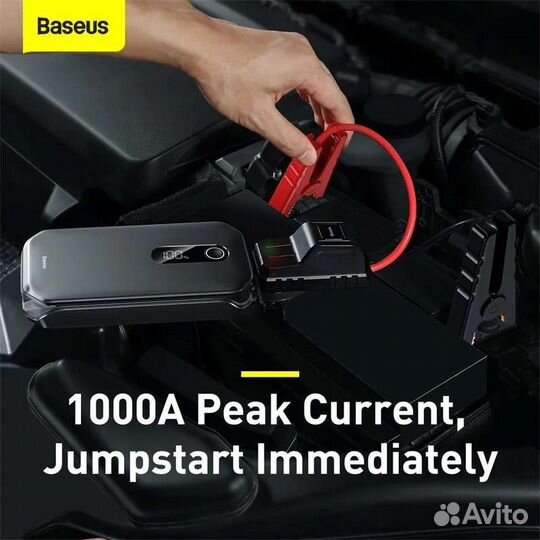 Внешний аккумулятор,пускатель авто Baseus 12000Mah