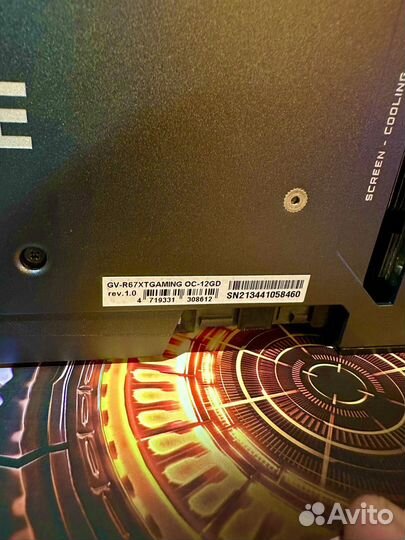 Видеокарта AMD RX Gigabyte 6700 XT gaming OC 12gb