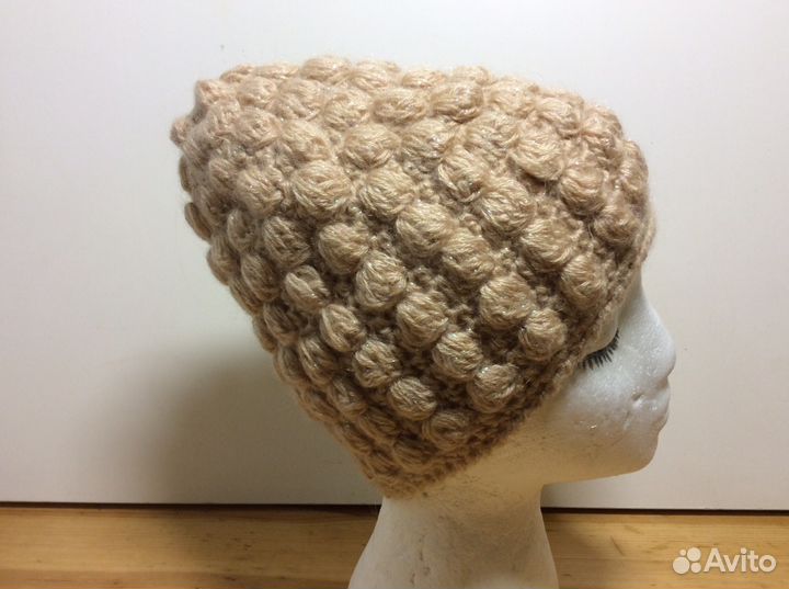 Очень красивая шапочка с люрексом, 54-57, арт 227