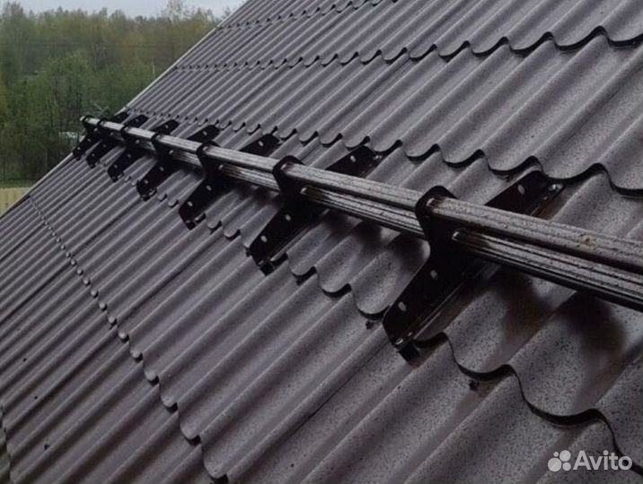 Снегозадержатели оцинкованные на кровлю