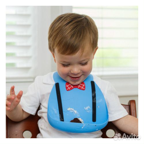 Нагрудник Baby Bib Scholar Blue