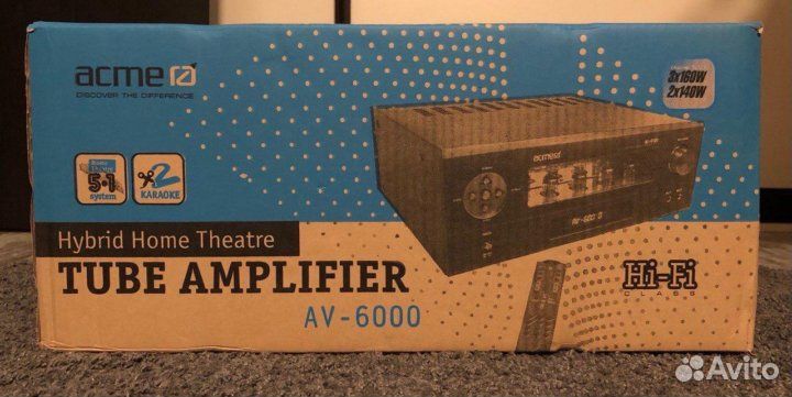 Ламповый усилитель Acmera AV-6000 (новый)