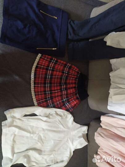 Одежда для девочки пакетом 128