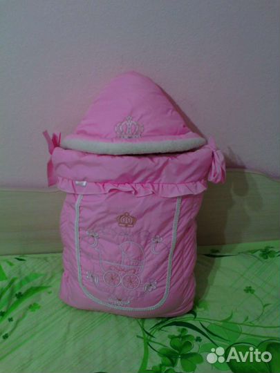 Одеяло- конверт на выписку зимний