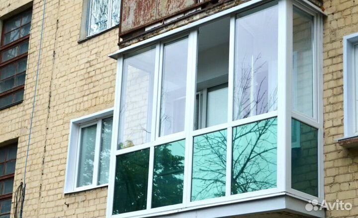 Остекление балконов и лоджий в рассрочку I9720