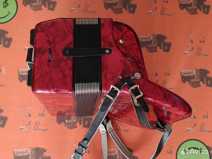 Баян firotti пятирядный в футляре