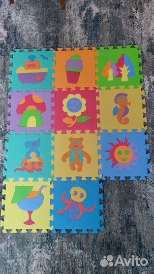 Детский коврик пазл