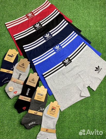Трусы мужские боксеры Adidas