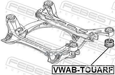 Сайлентблок vwab-touarf vwab-touarf Febest