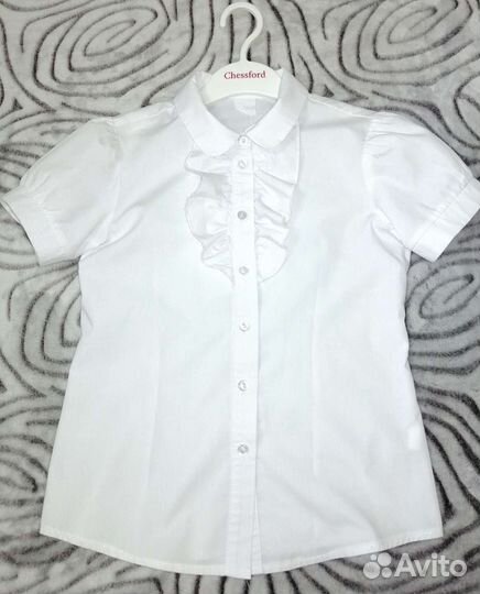 Блузка белая для девочек