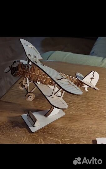 Деревянный 3D конструктор (пазл)