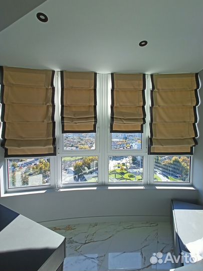 Римские шторы от производителя на электроприводе