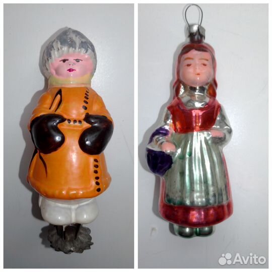 Ёлочные игрушки ссср.60-70гг
