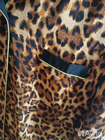 Халат шелковый домашний