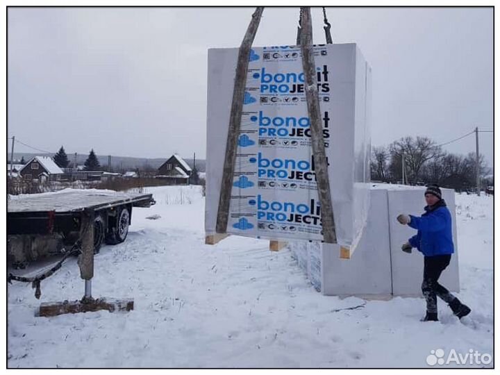 Газобетонные блоки пенобетон Бонолит