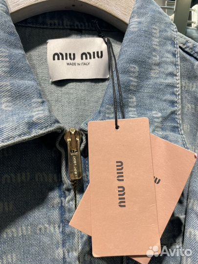 Джинсовая куртка Miu Miu