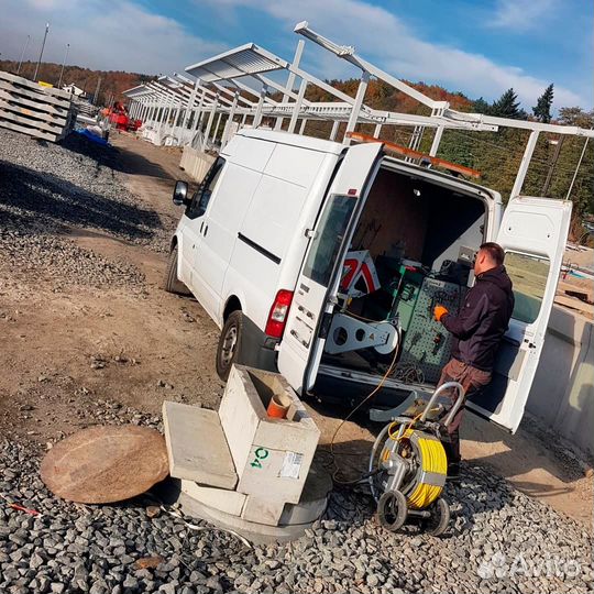 Устранение засоров Прочистка канализации