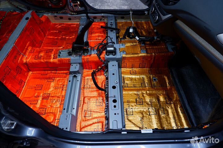 Полная шумоизоляция салона 