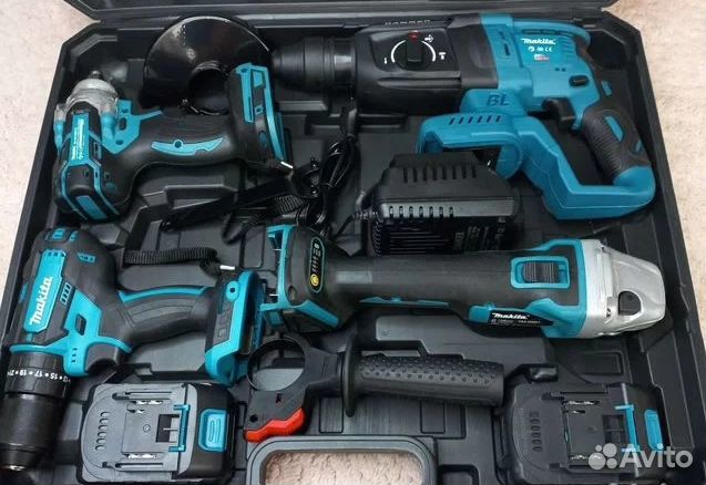 Набор инструментов аккумуляторных 4 в 1