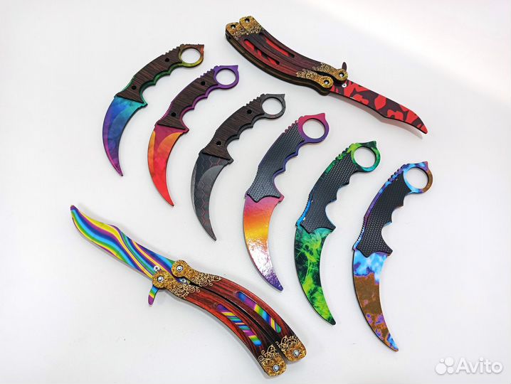 Игрушка из дерево бабочка керамбит