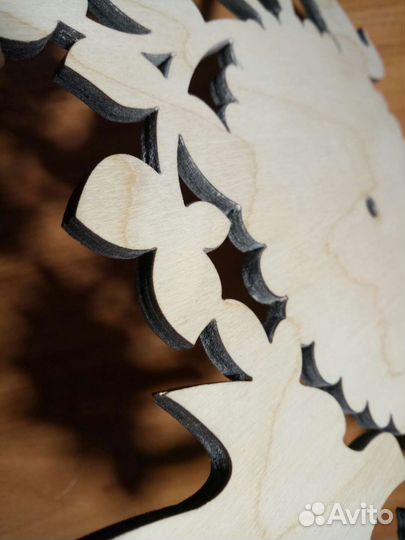 Заготовка под часы птицы