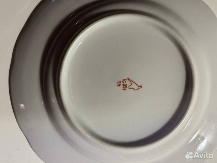 Тарелки форфоровые Польша и Дулево