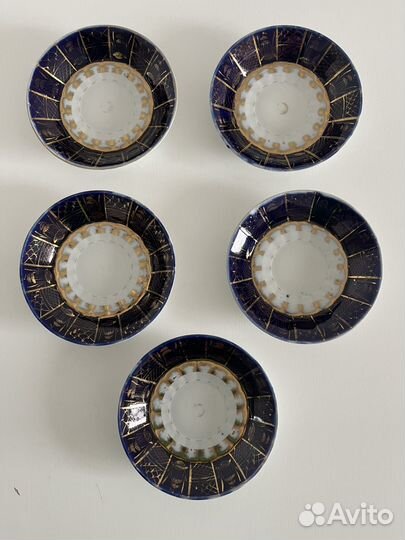 Чайные пары кузнецов винтаж фарфор