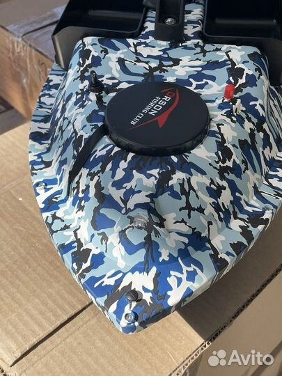 Прикормочный кораблик с GPS камуфляж