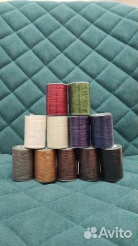 Нитки вощеные для кожи