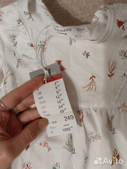 Вещи пакетом на девочку 74- 86