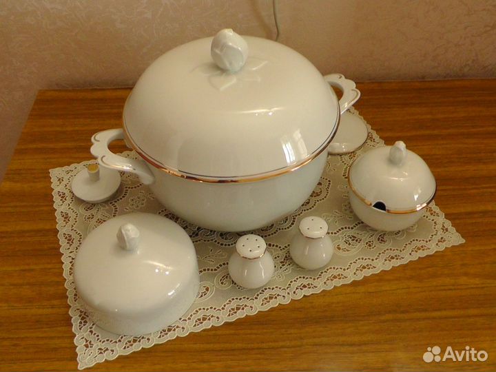 Супница, сахарница Kahla ГДР фарфор