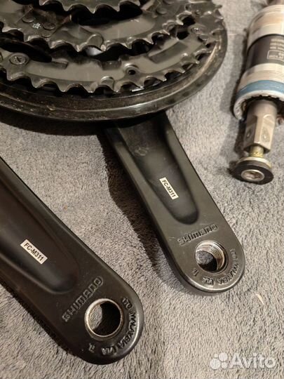 Система shimano с кареткой