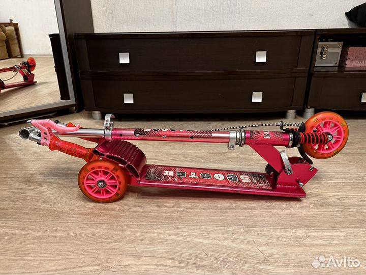 Самокат детский трехколесный складной бу