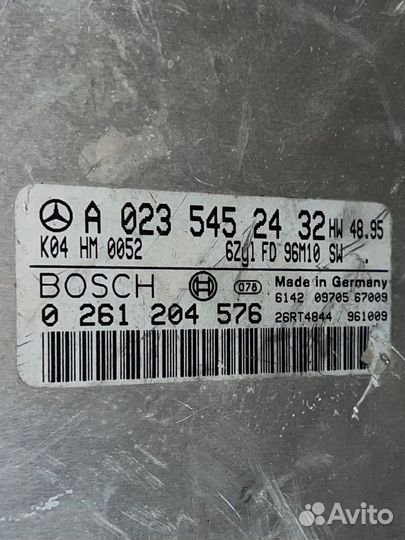 Блок управления двигателем Mercedes m104 3.2