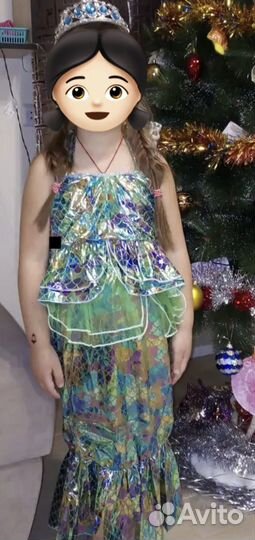 Костюм русалки размер 120-130